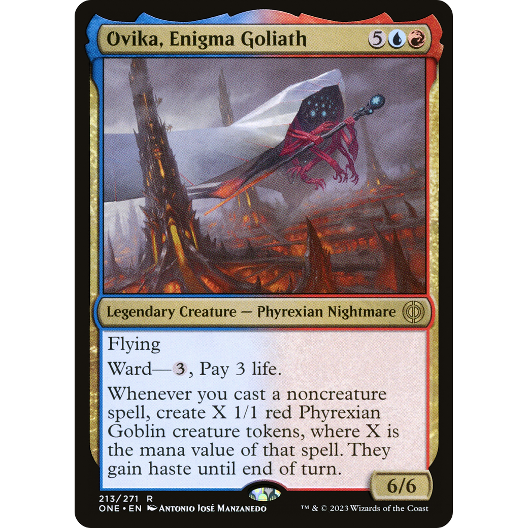 Ovika, Enigma Goliath (ONE-213) - Phyrexia: All Will Be One Foil