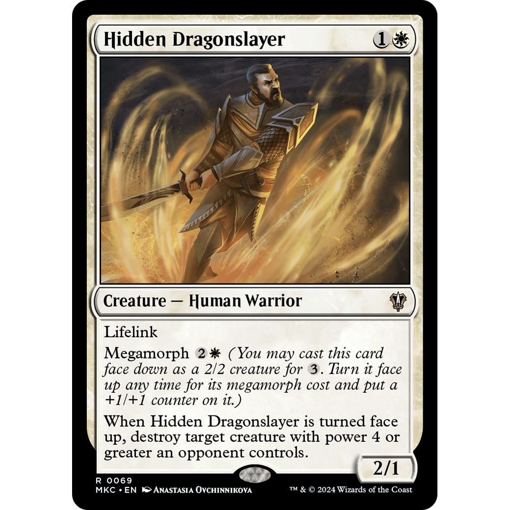 Hidden Dragonslayer (MKC-069) - Murders at Karlov Manor Commander