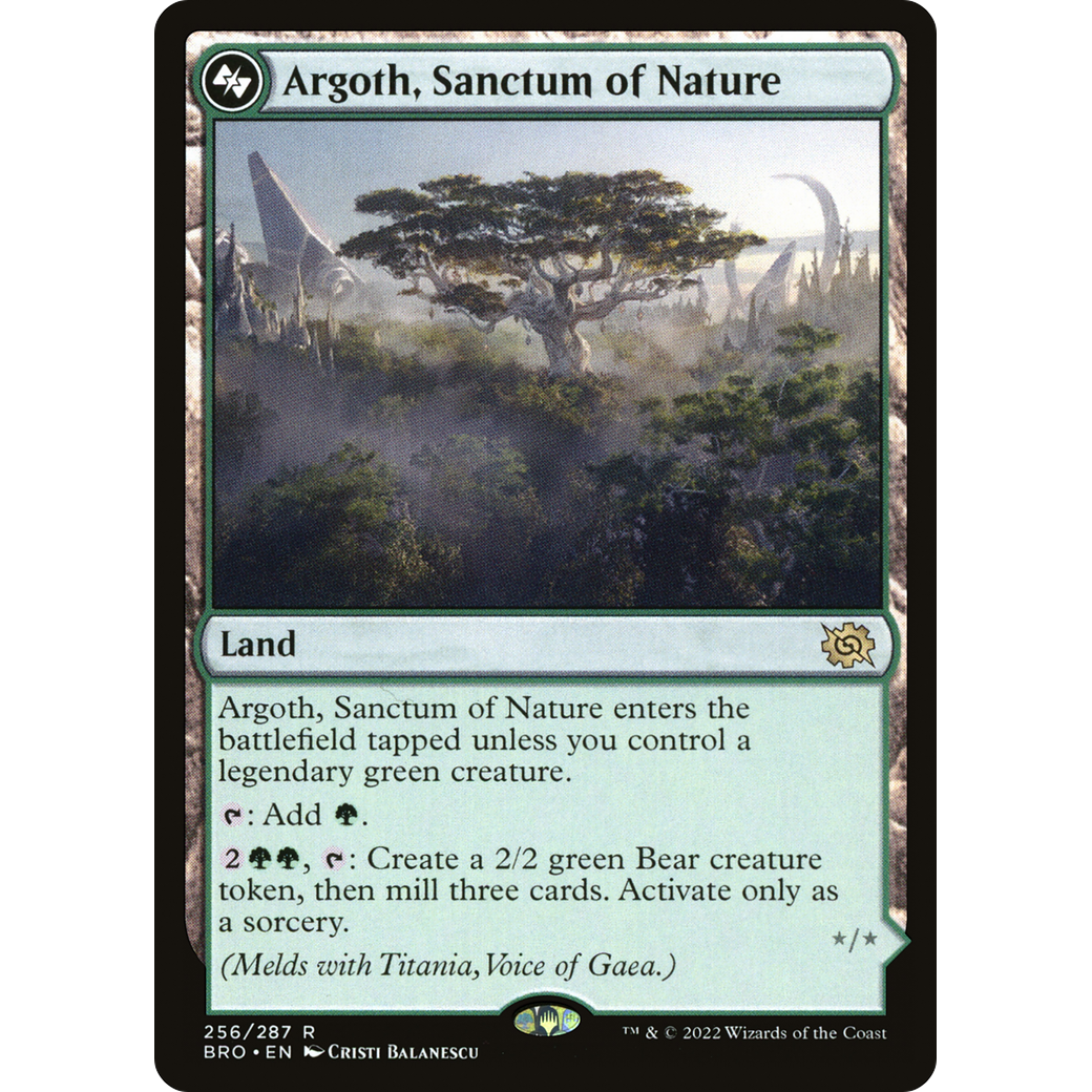 Argoth, Sanctum of Nature (BRO-256) - The Brothers' War Foil