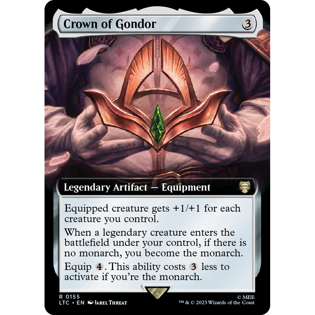 Crown of Gondor (Extended Art) (LTC-155) - Tales of Middle-earth Commander: (Extended Art) Foil