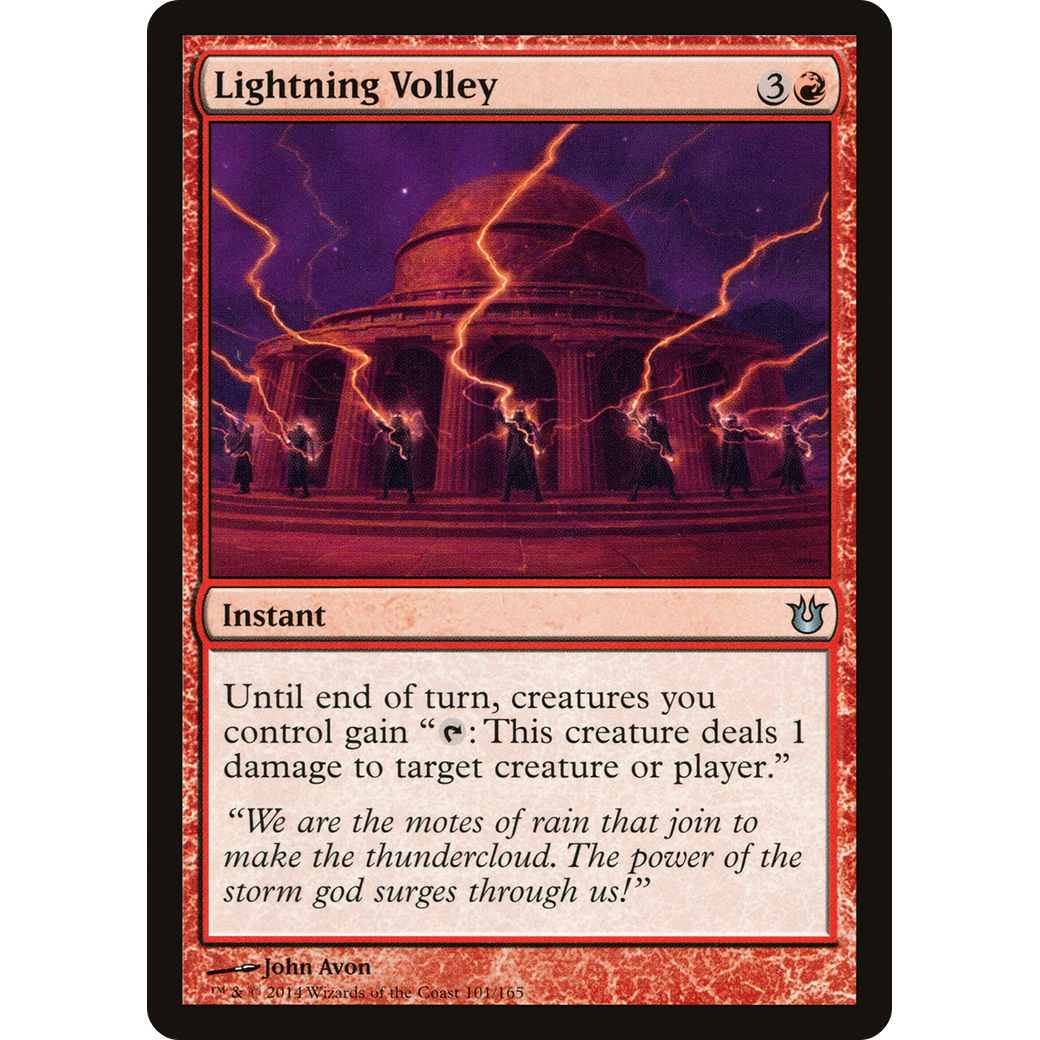 Lightning Volley (BNG-101) - Born of the Gods