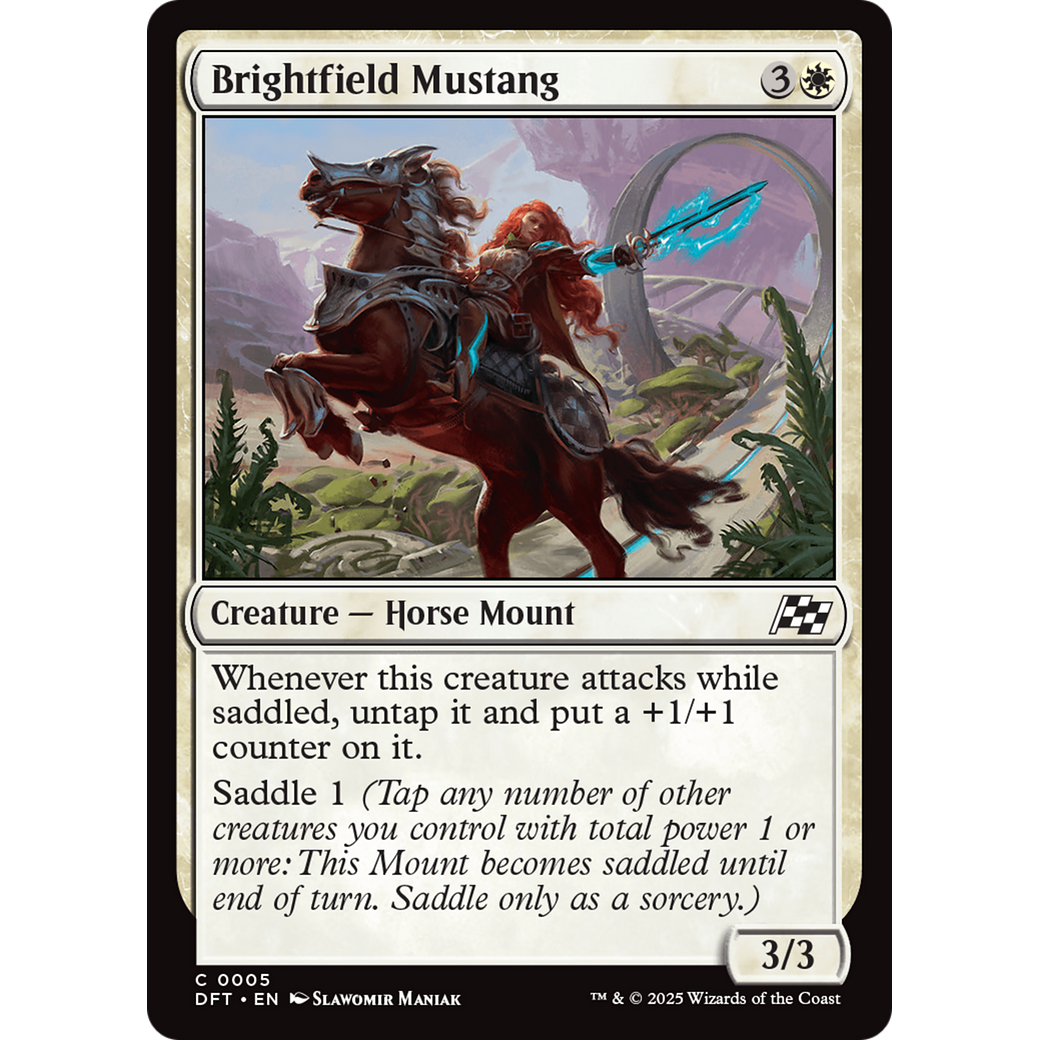 Brightfield Mustang (DFT-005) - Aetherdrift Foil