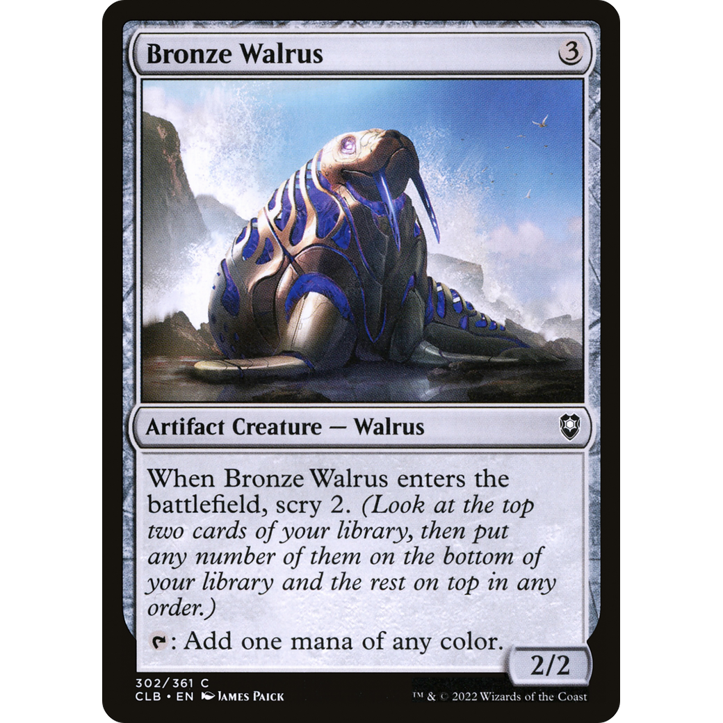 Bronze Walrus (CLB-302) - Commander Legends: Battle for Baldur's Gate Foil