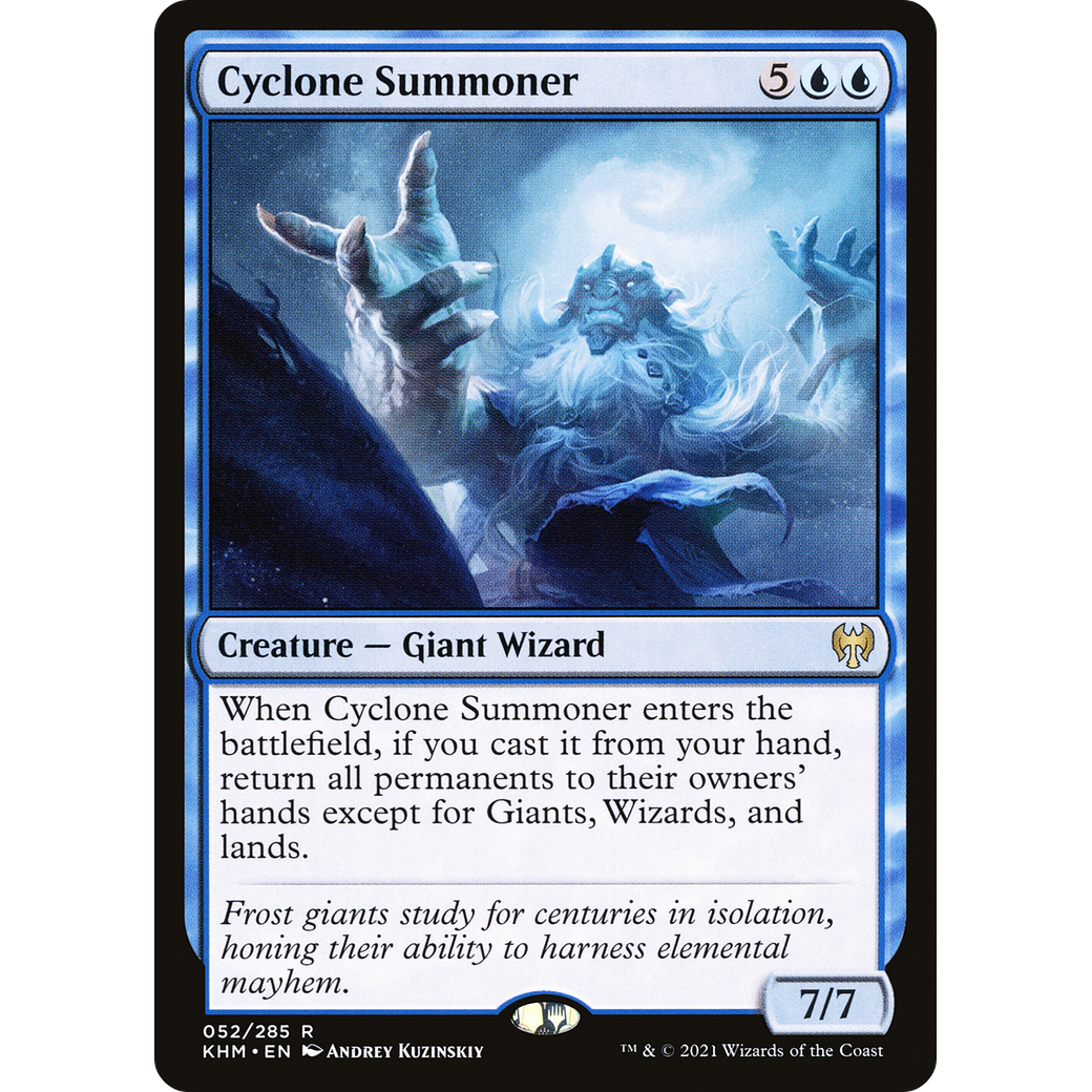 Cyclone Summoner (KHM-052) - Kaldheim Foil