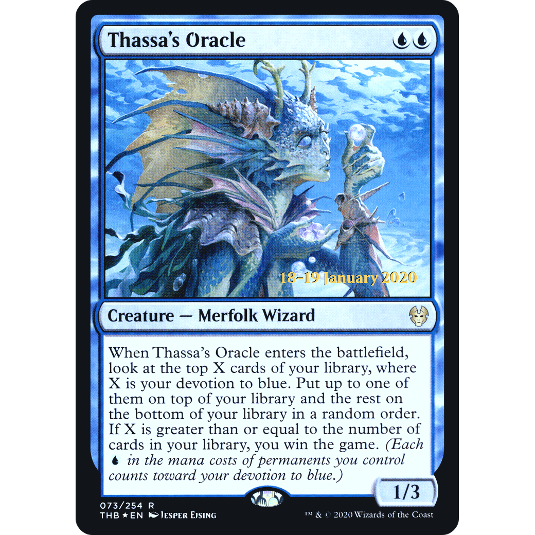 Thassa's Oracle (PRE-073) - Theros Beyond Death Promos Foil