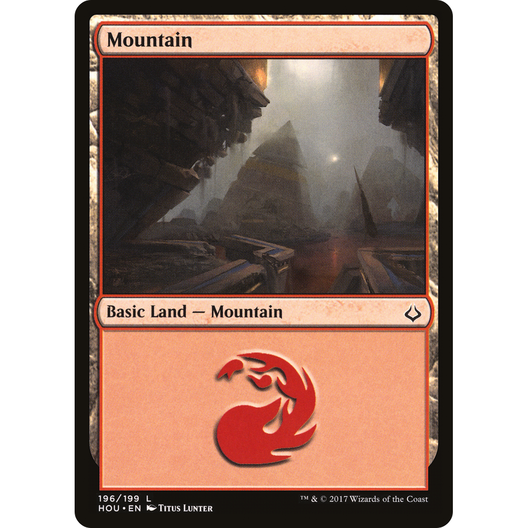 Mountain (196) (HOU-196) - Hour of Devastation Foil