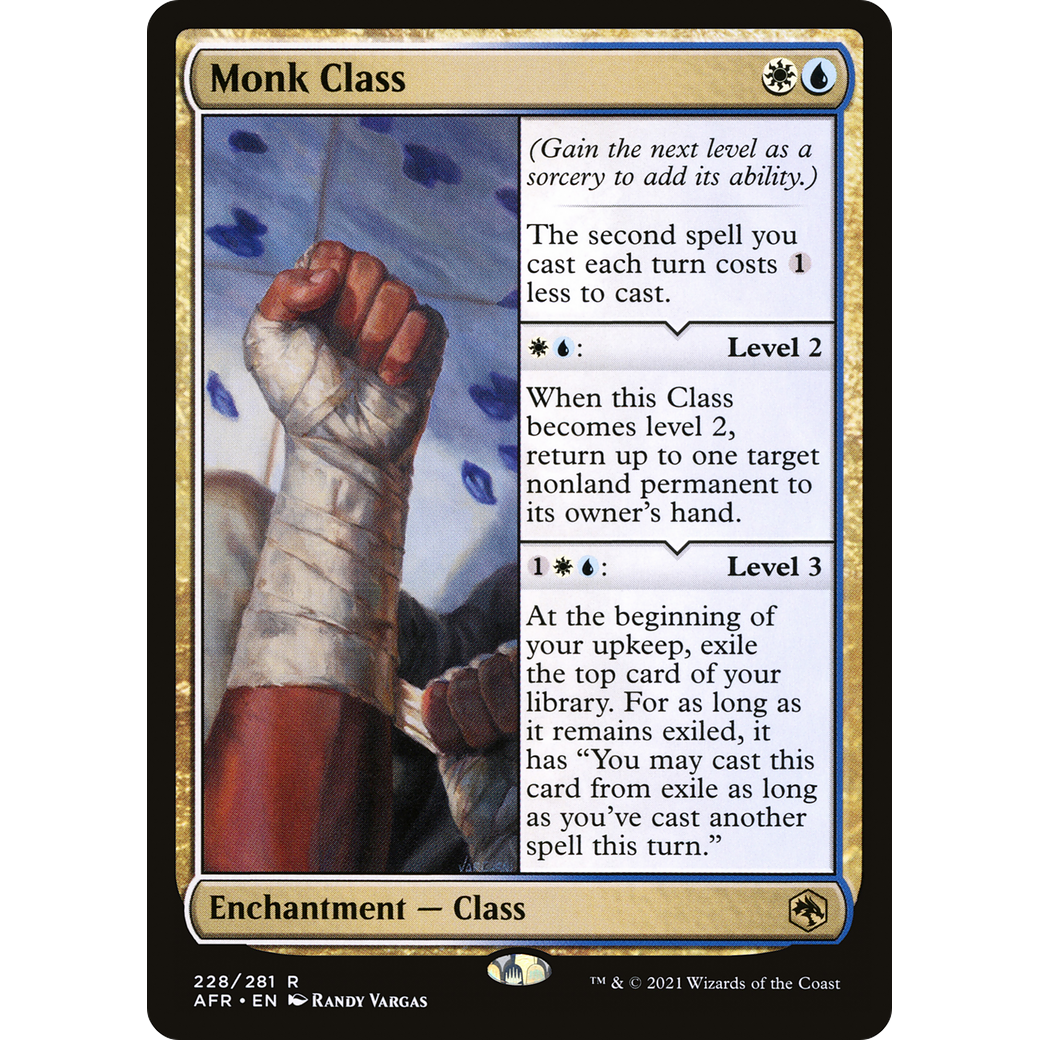 Monk Class (AFR-228) - Adventures in the Forgotten Realms