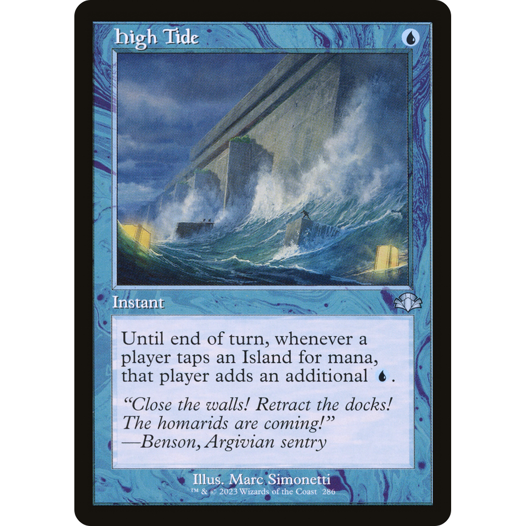 High Tide (Retro Frame) (DMR-286) - Dominaria Remastered Foil