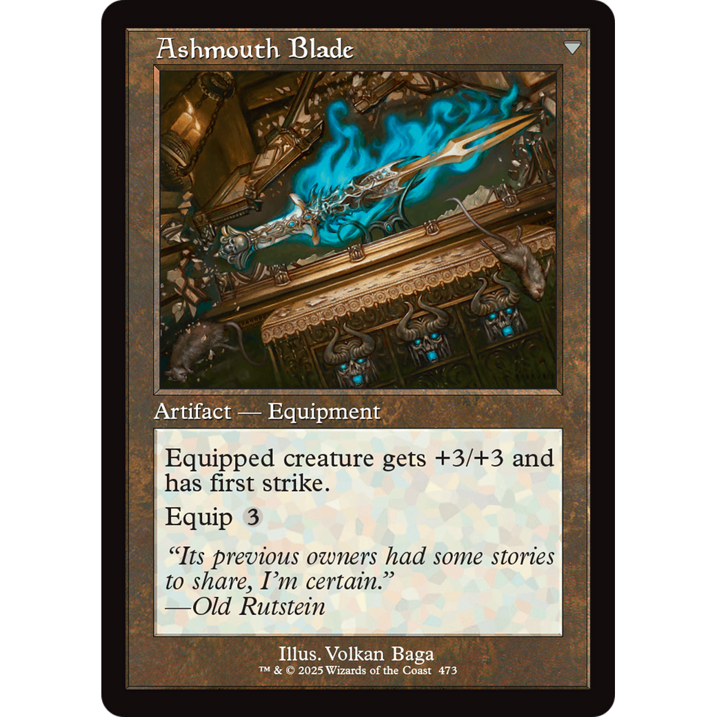 Neglected Heirloom // Ashmouth Blade (INR-473) - Innistrad Remastered Foil