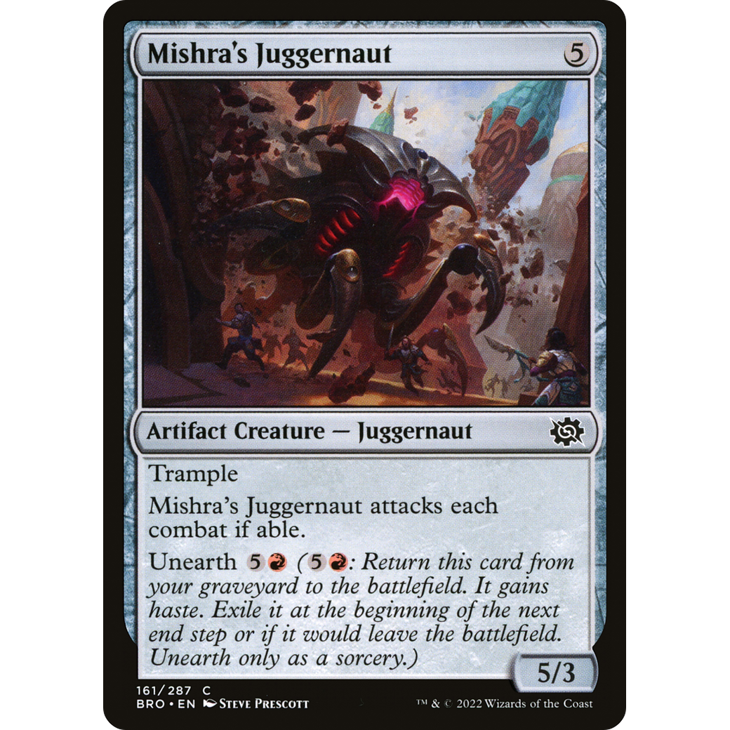Mishra's Juggernaut (BRO-161) - The Brothers' War