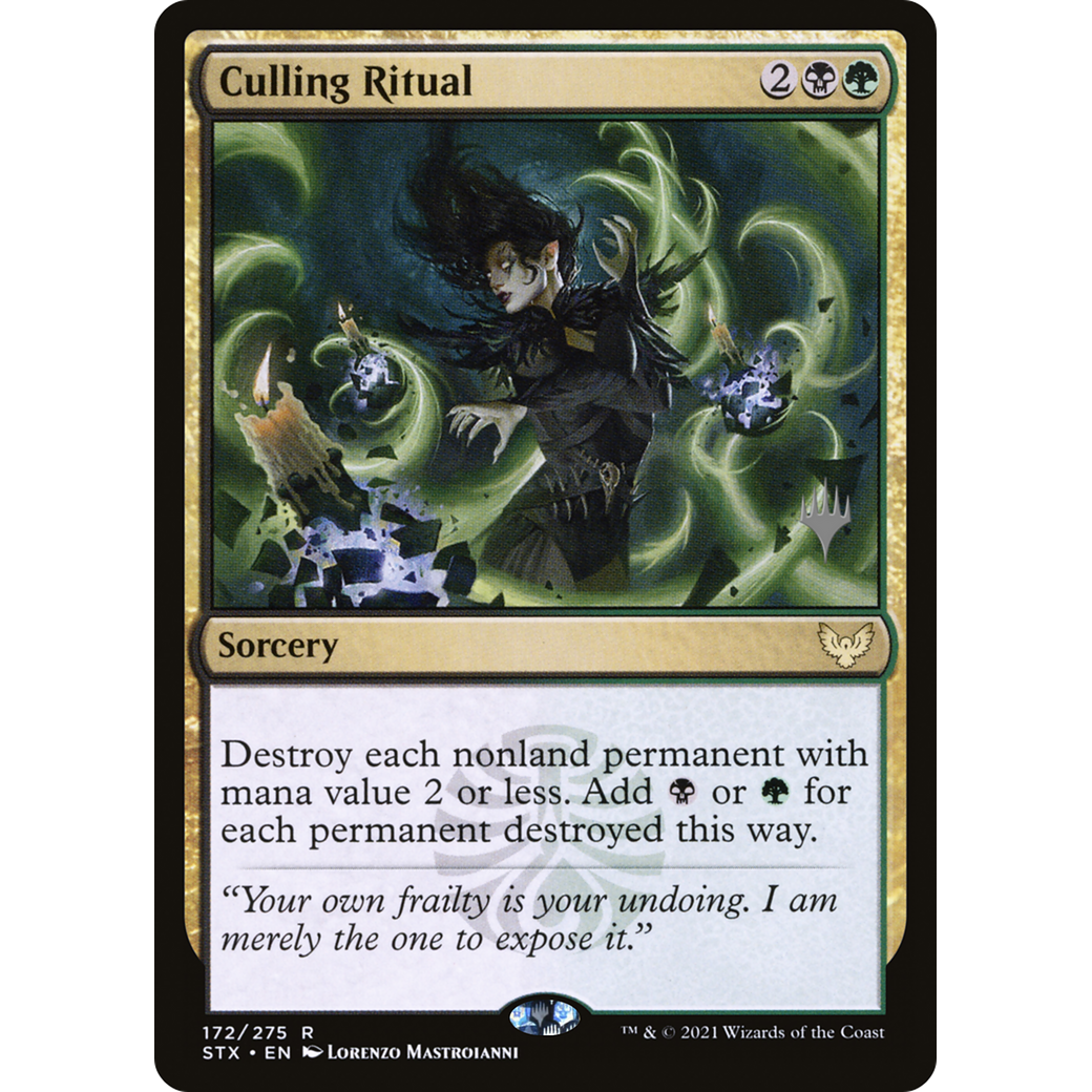 Culling Ritual (PPSTX-172) - Strixhaven: School of Mages Promos Foil
