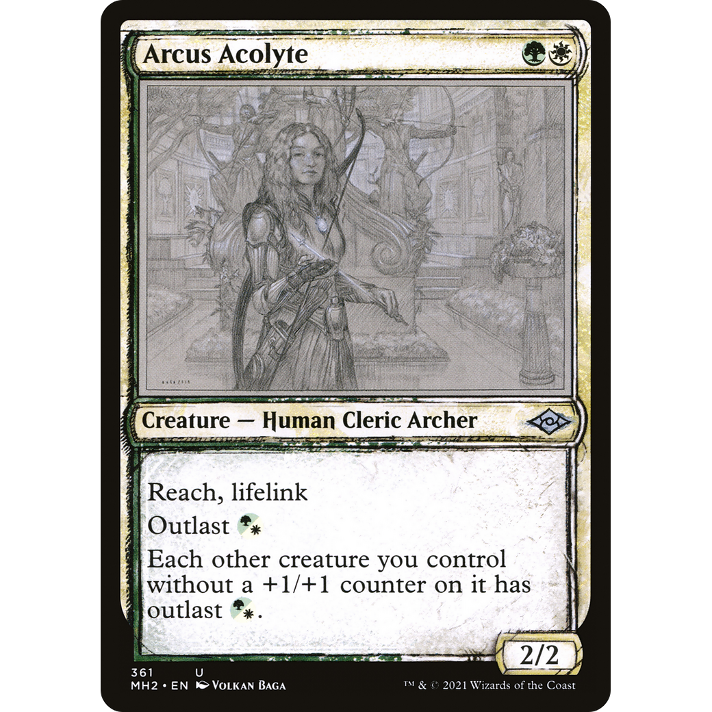 Arcus Acolyte (Showcase) (MH2-361) - Modern Horizons 2: (Showcase) Foil