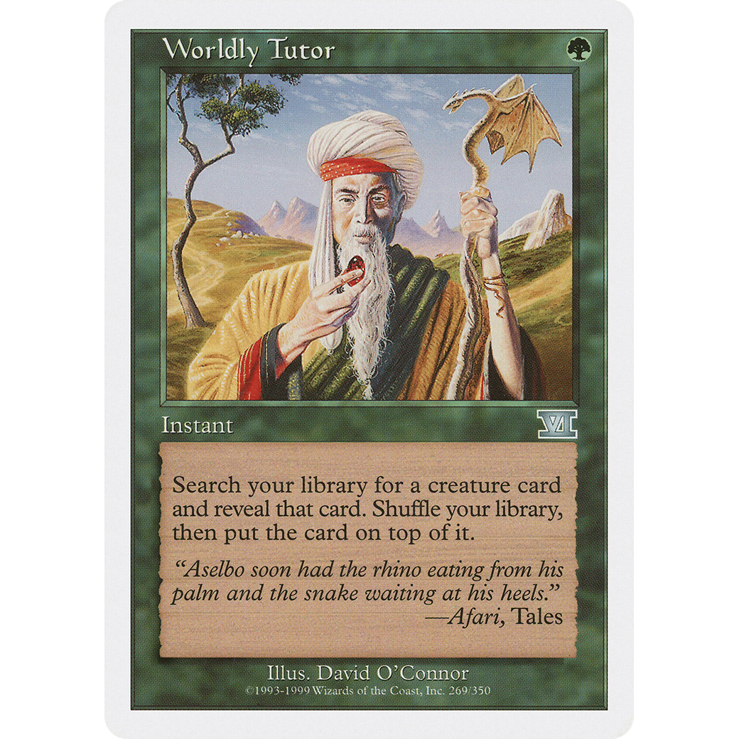 Worldly Tutor (6ED-269) - Classic Sixth Edition