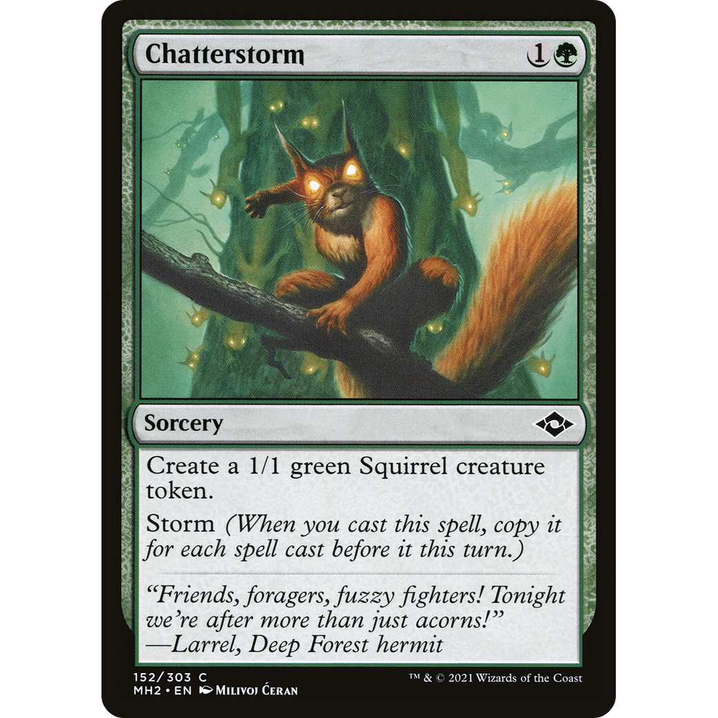 Chatterstorm (MH2-152) - Modern Horizons 2 Foil