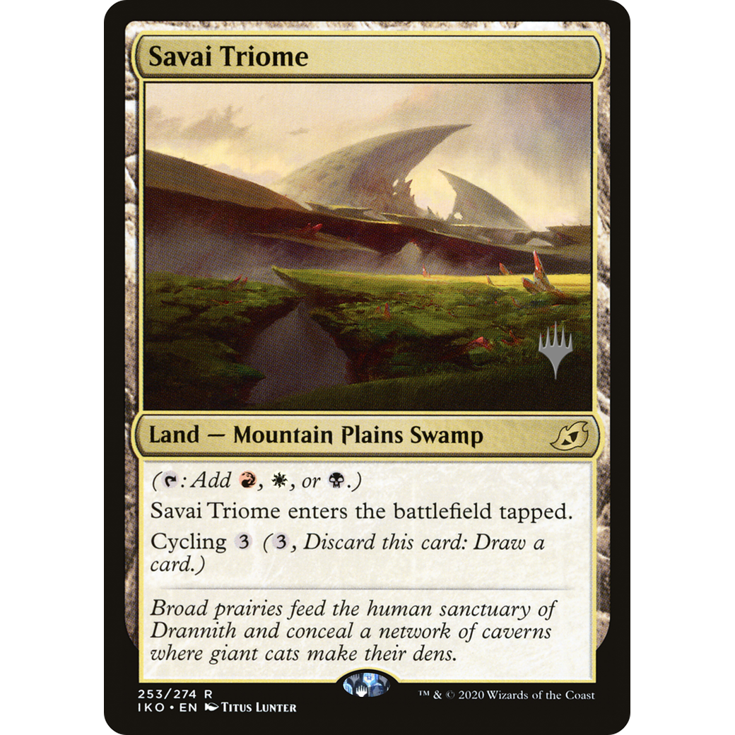 Savai Triome (PPIKO-253) - Ikoria: Lair of Behemoths Promos Foil