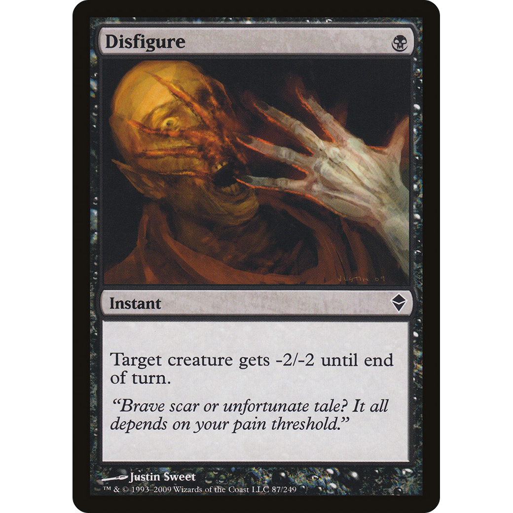 Disfigure (ZEN-087) - Zendikar Foil