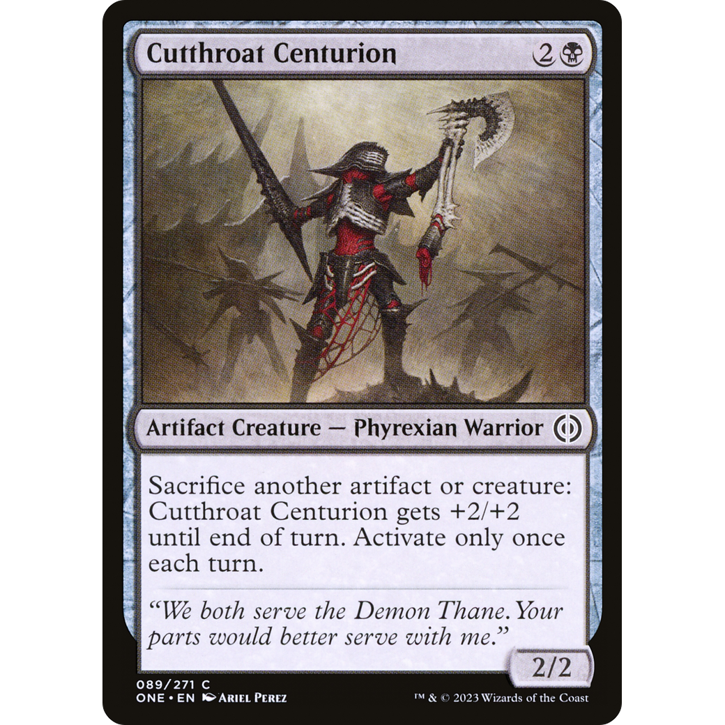 Cutthroat Centurion (ONE-089) - Phyrexia: All Will Be One Foil