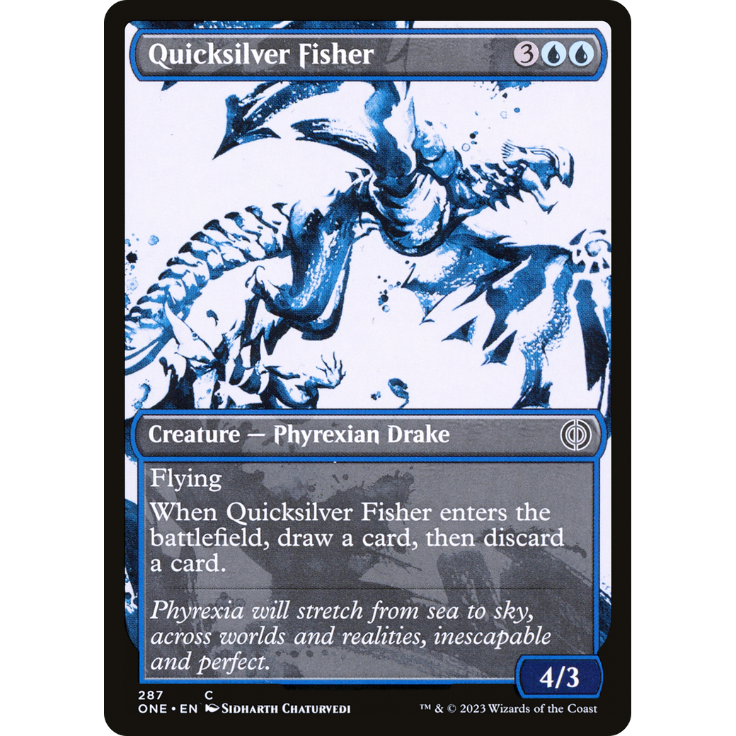 Quicksilver Fisher (ONE-287) - Phyrexia: All Will Be One: (Showcase)