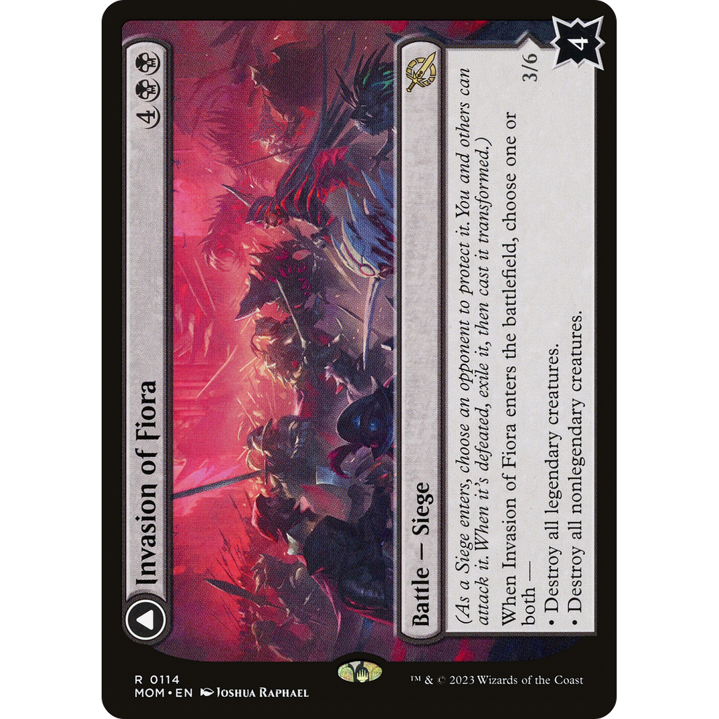 Invasion of Fiora // Marchesa, Resolute Monarch (MOM-114) - March of the Machine Foil