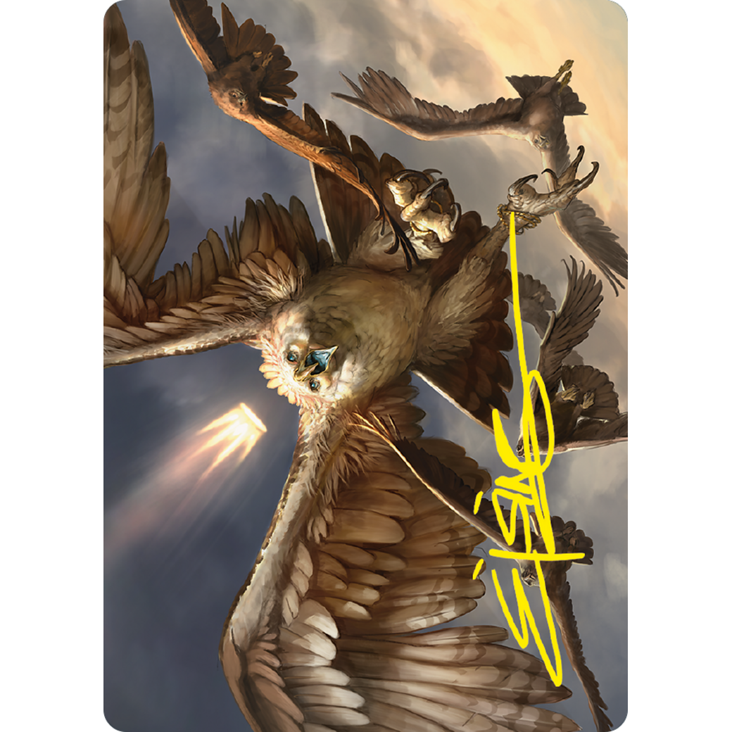 Gwaihir, Greatest of the Eagles // Gwaihir, Greatest of the Eagles (ALTR-059) - Tales of Middle-earth Art Series (Borderless) Foil