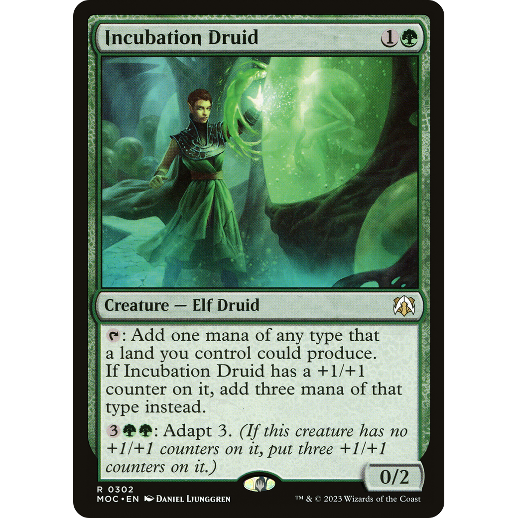 Incubation Druid (MOC-302) - March of the Machine Commander