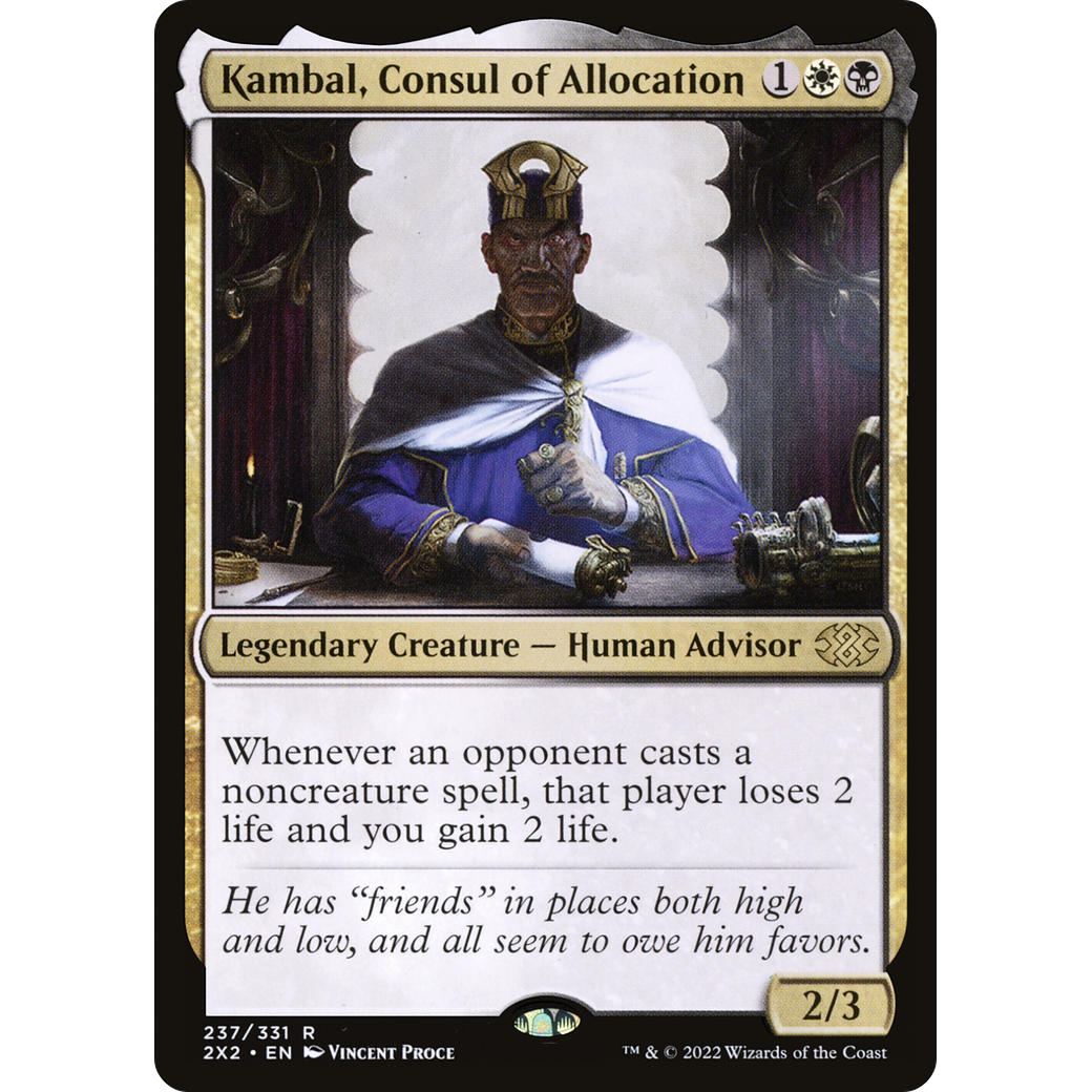 Kambal, Consul of Allocation (2X2-237) - Double Masters 2022 Foil