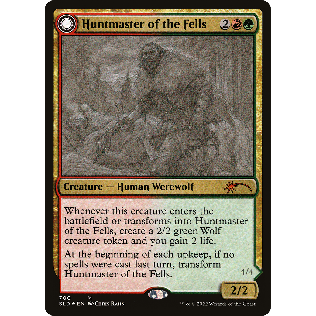 Huntmaster of the Fells (Sketch Showcase) (SLD-700) - Secret Lair Drop Foil