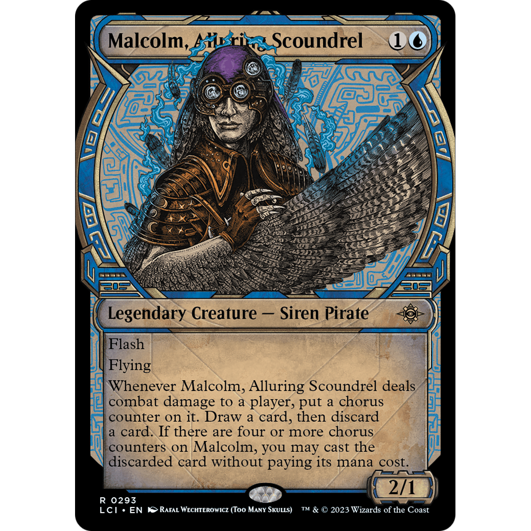 Malcolm, Alluring Scoundrel (LCI-293) - The Lost Caverns of Ixalan: (Showcase)