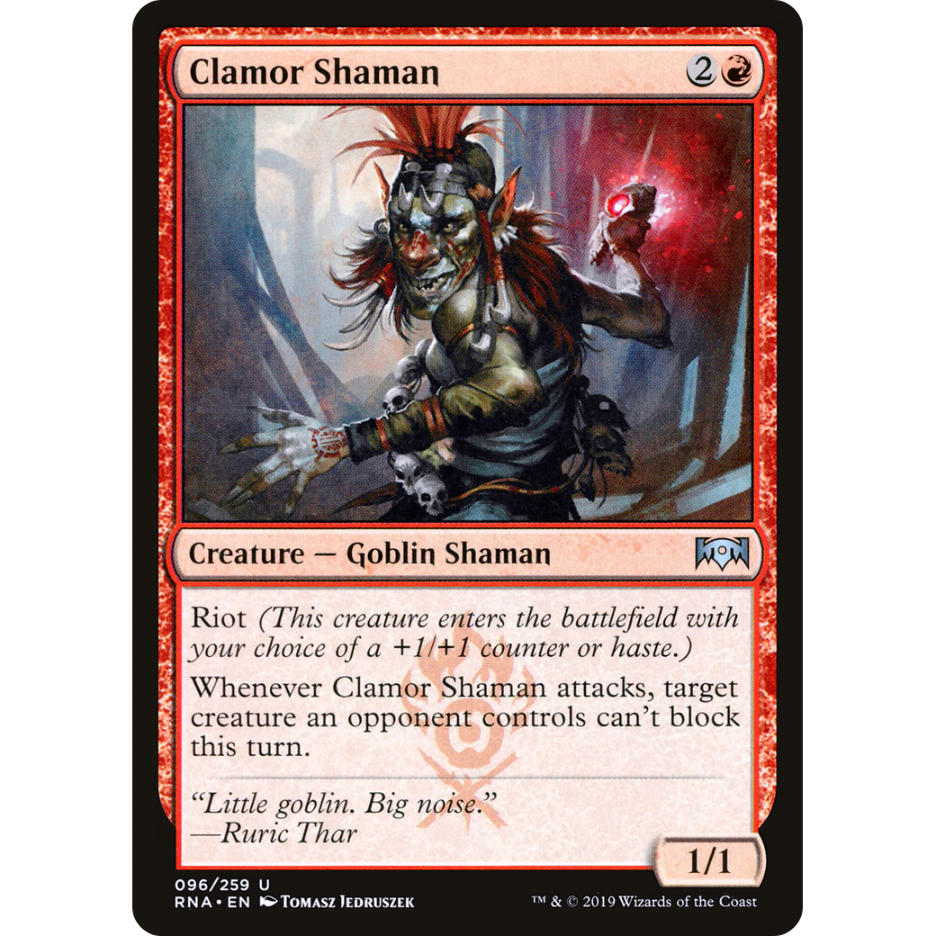 Clamor Shaman (RNA-096) - Ravnica Allegiance