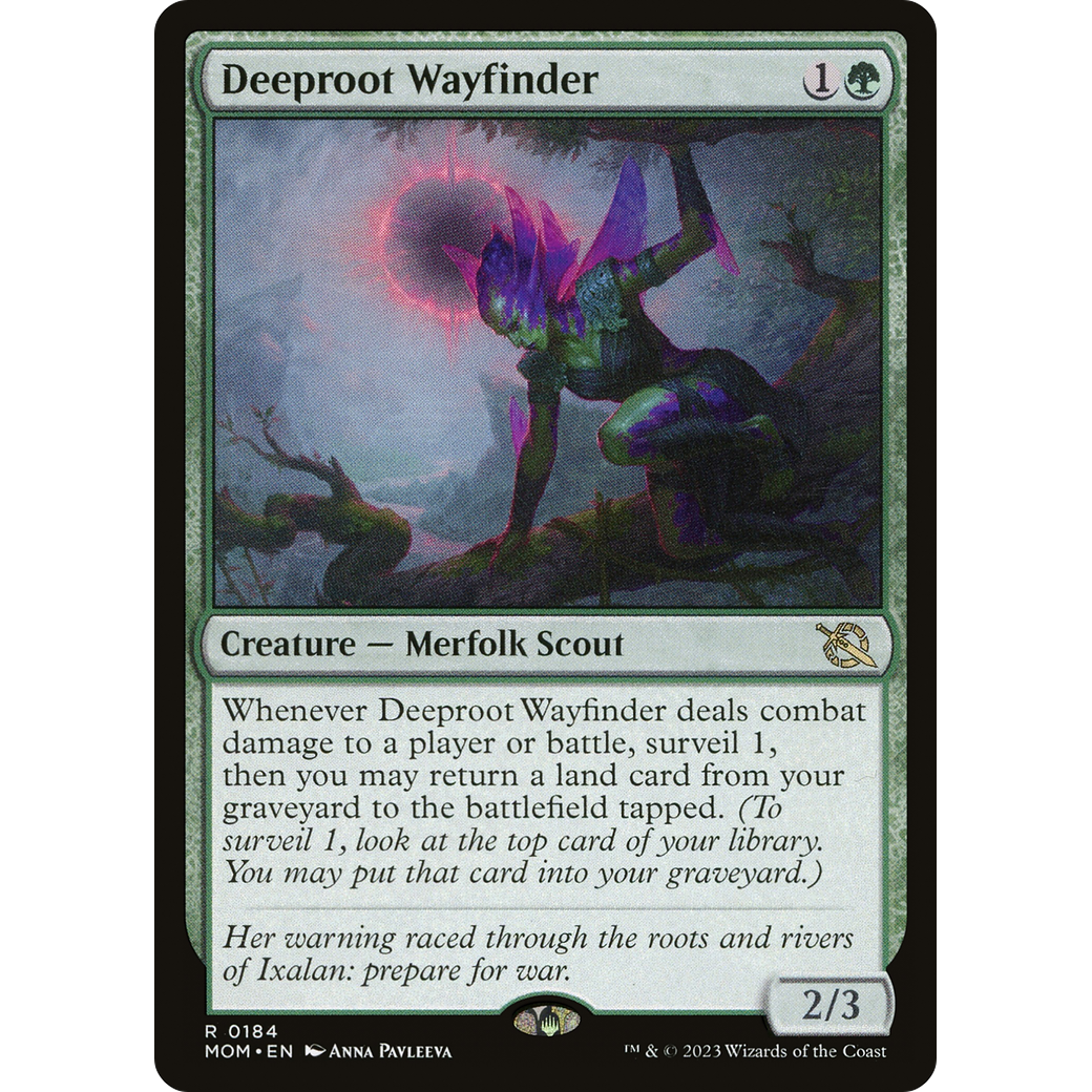 Deeproot Wayfinder (MOM-184) - March of the Machine Foil
