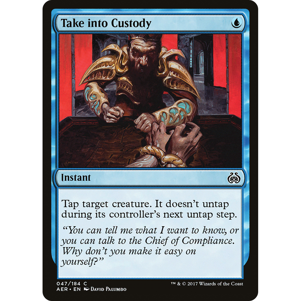 Take into Custody (AER-047) - Aether Revolt Foil