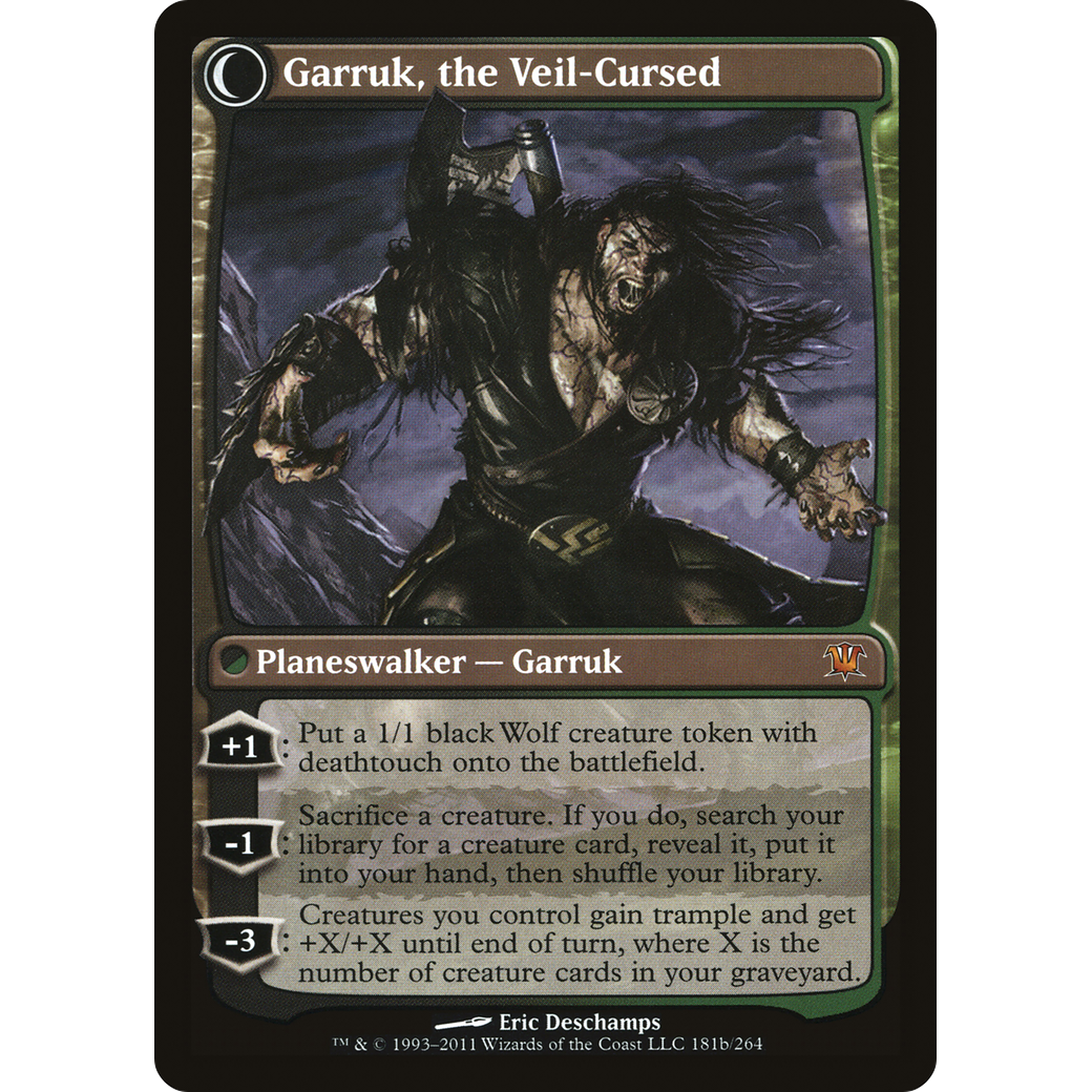 Garruk Relentless (ISD-181) - Innistrad: (Double Faced Transform)