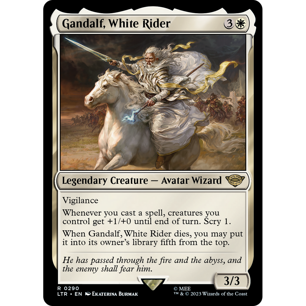 Gandalf, White Rider (LTR-290) - The Lord of the Rings: Tales of Middle-earth