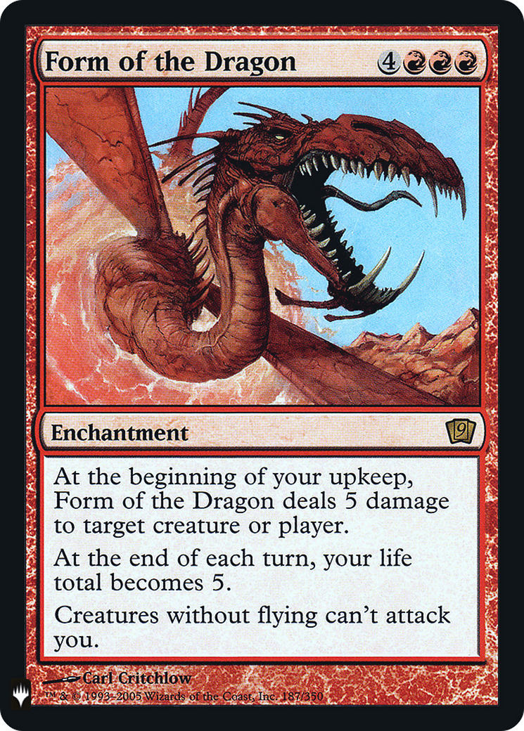 Form of the Dragon (LIST-187) - The List Foil
