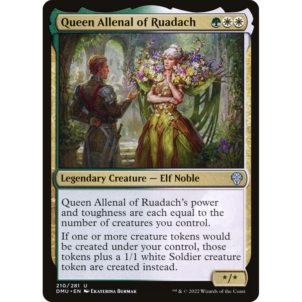 Queen Allenal of Ruadach (DMU-210) - Dominaria United Foil