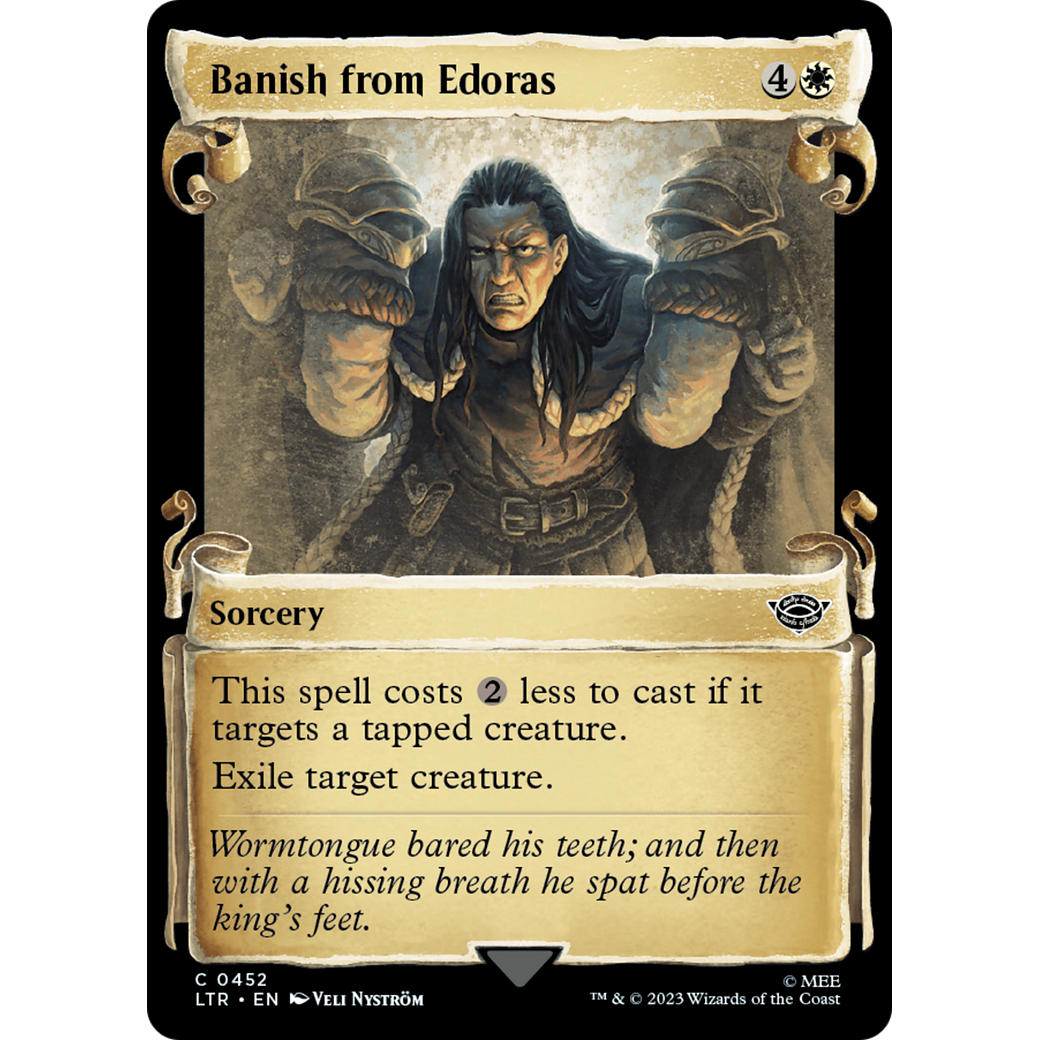 Banish from Edoras (LTR-452) - The Lord of the Rings: Tales of Middle-earth: (Showcase) Foil