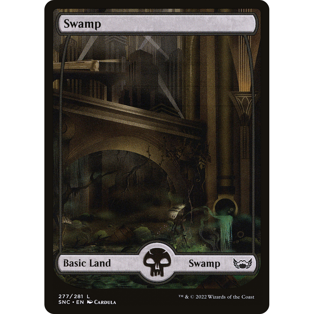 Swamp (277) (SNC-277) - Streets of New Capenna: (Full Art) Foil