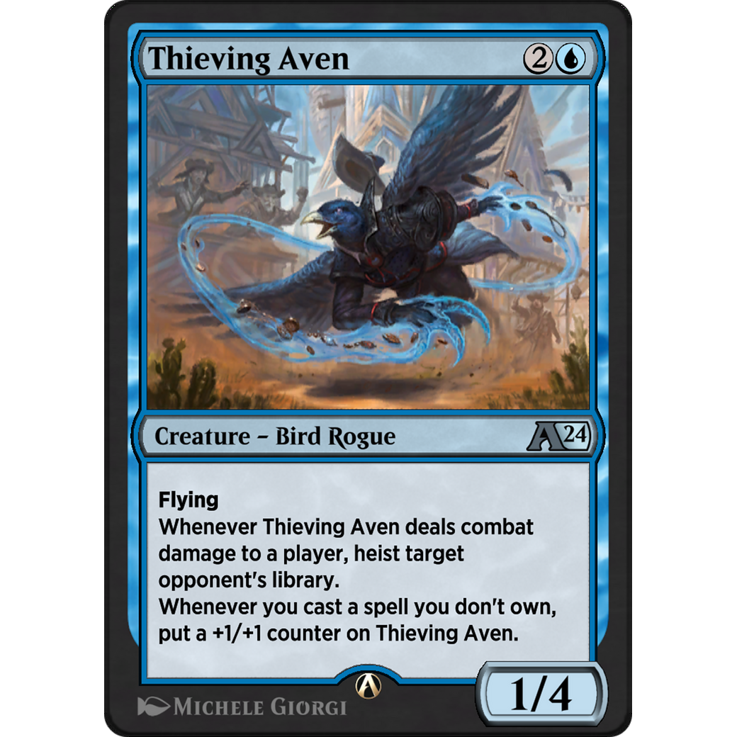 Thieving Aven (YOTJ-008) - Alchemy: Outlaws of Thunder Junction