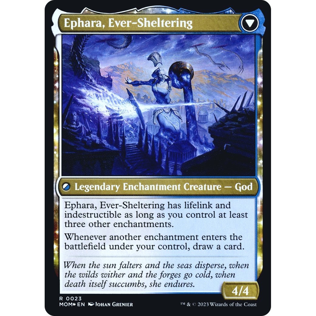 Invasion of Theros // Ephara, Ever-Sheltering (PRE-23S) - March of the Machine Promos: (enchantment) Foil