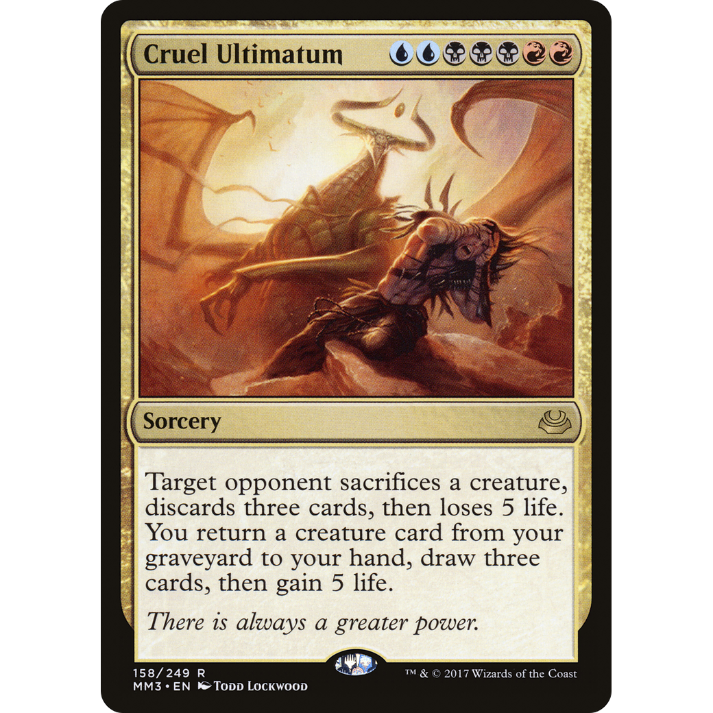 Cruel Ultimatum (MM3-158) - Modern Masters 2017