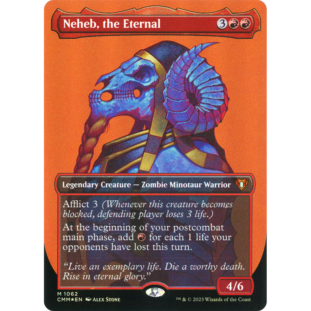 Neheb, the Eternal (CMM-1062) - Commander Masters (Borderless) Foil
