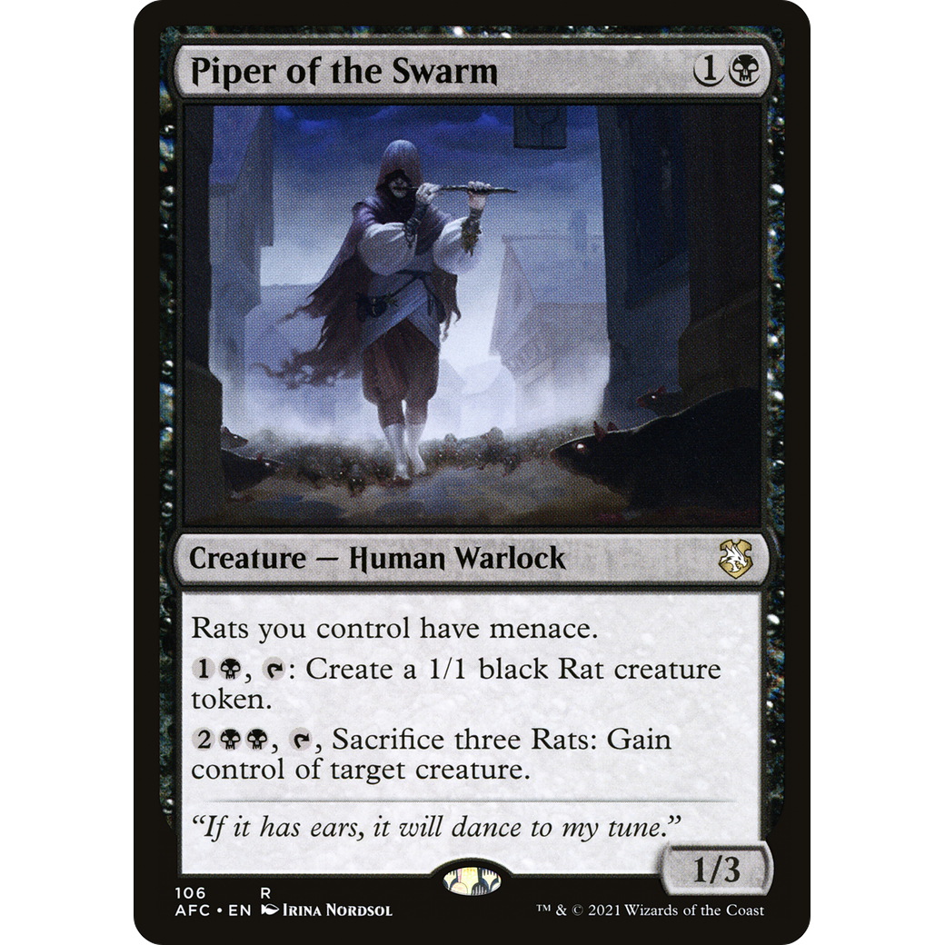 Piper of the Swarm (AFC-106) - Forgotten Realms Commander