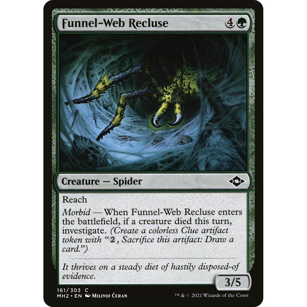 Funnel-Web Recluse (MH2-161) - Modern Horizons 2 Foil