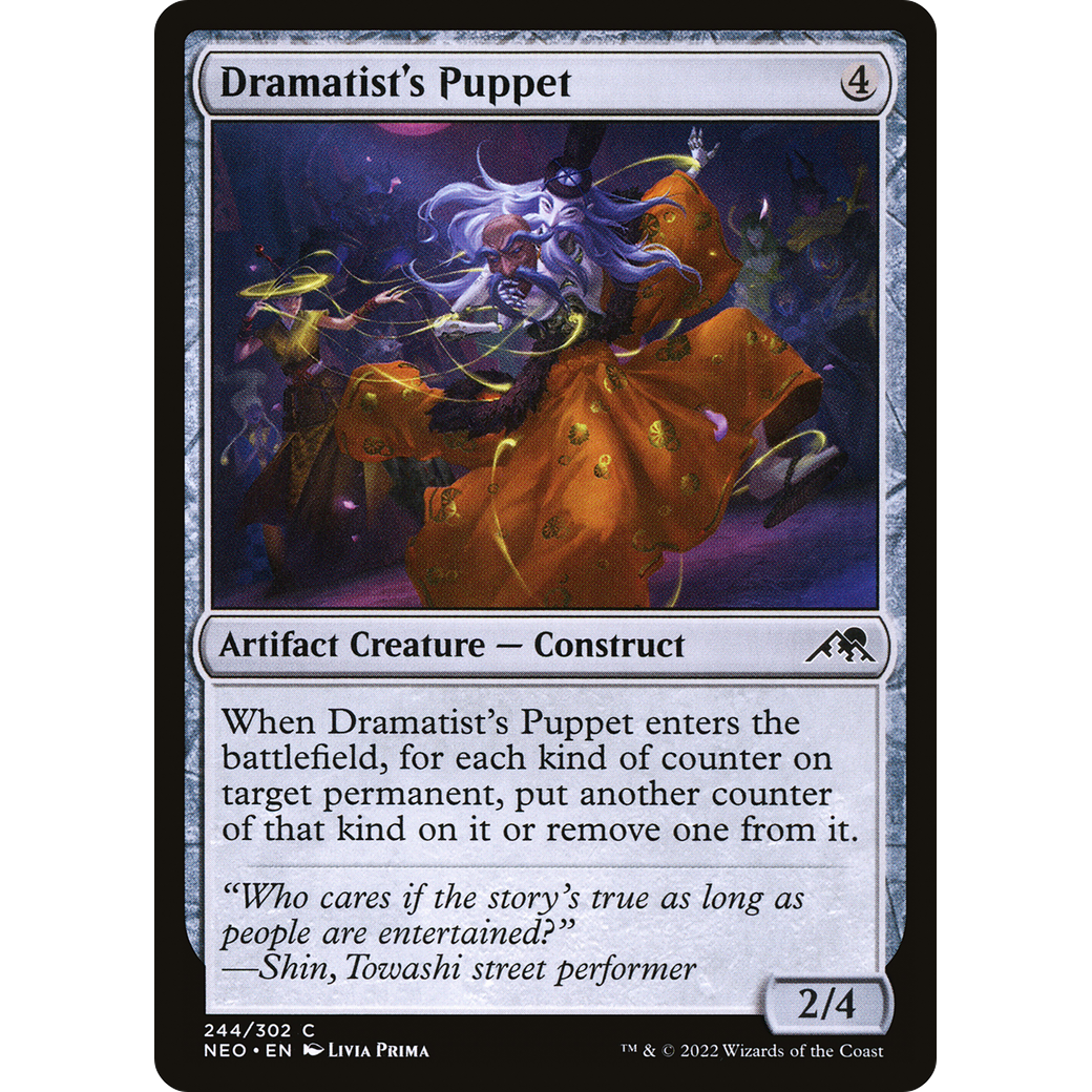 Dramatist's Puppet (NEO-244) - Kamigawa: Neon Dynasty