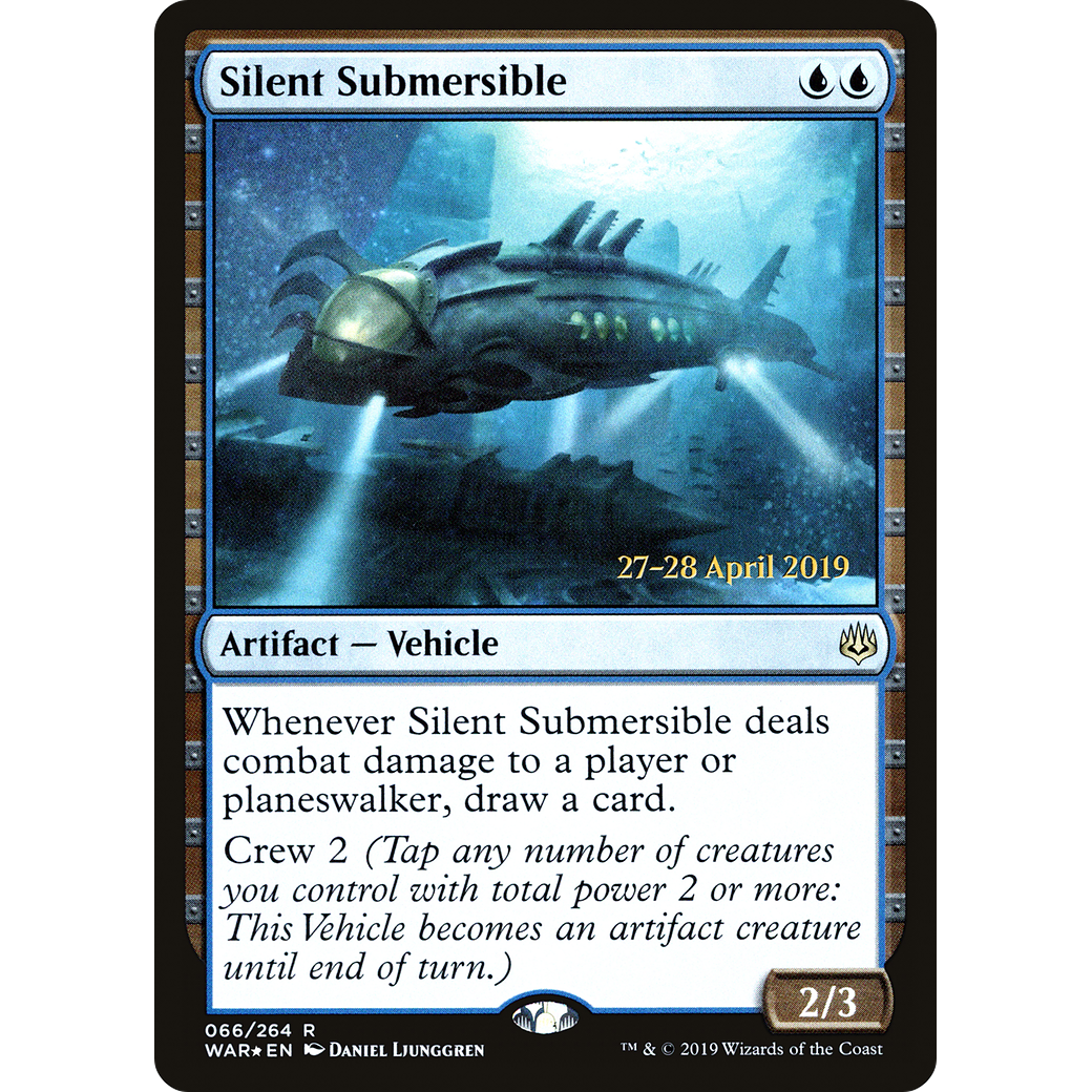 Silent Submersible (PRE-066) - War of the Spark Promos Foil