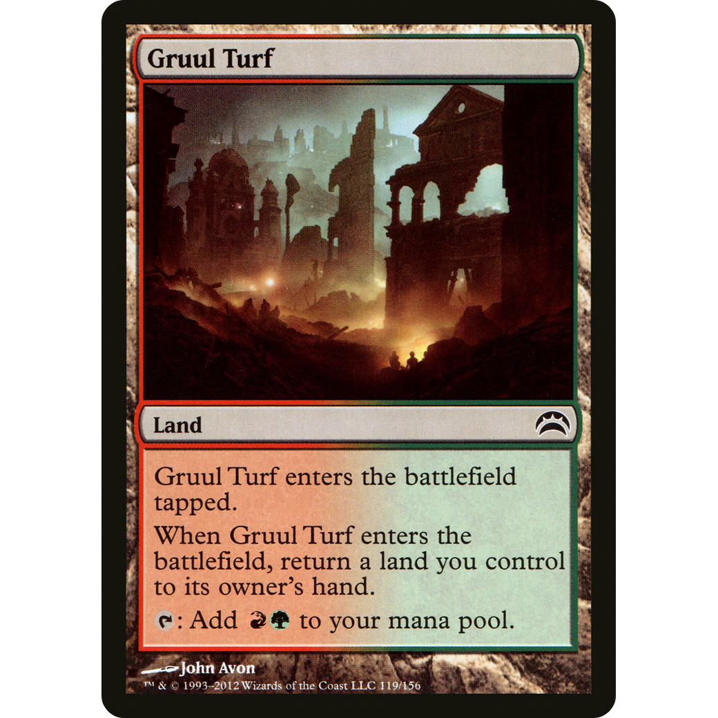 Gruul Turf (PC2-119) - Planechase 2012 Foil