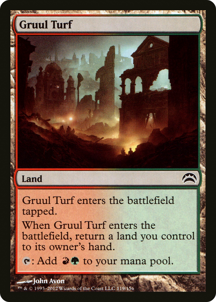 Gruul Turf (PC2-119) - Planechase 2012 Foil