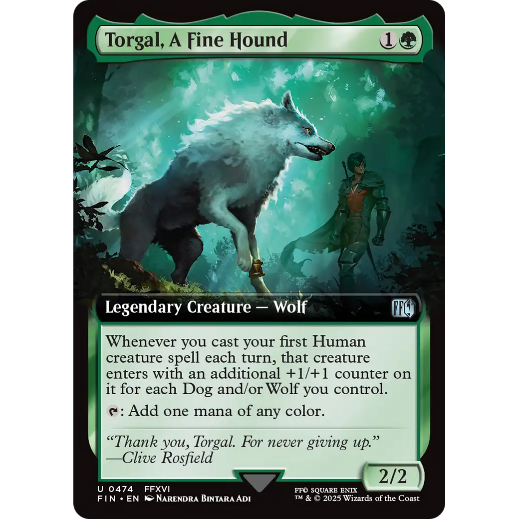 Torgal, A Fine Hound (FIN-474) - FINAL FANTASY: (Extended Art)