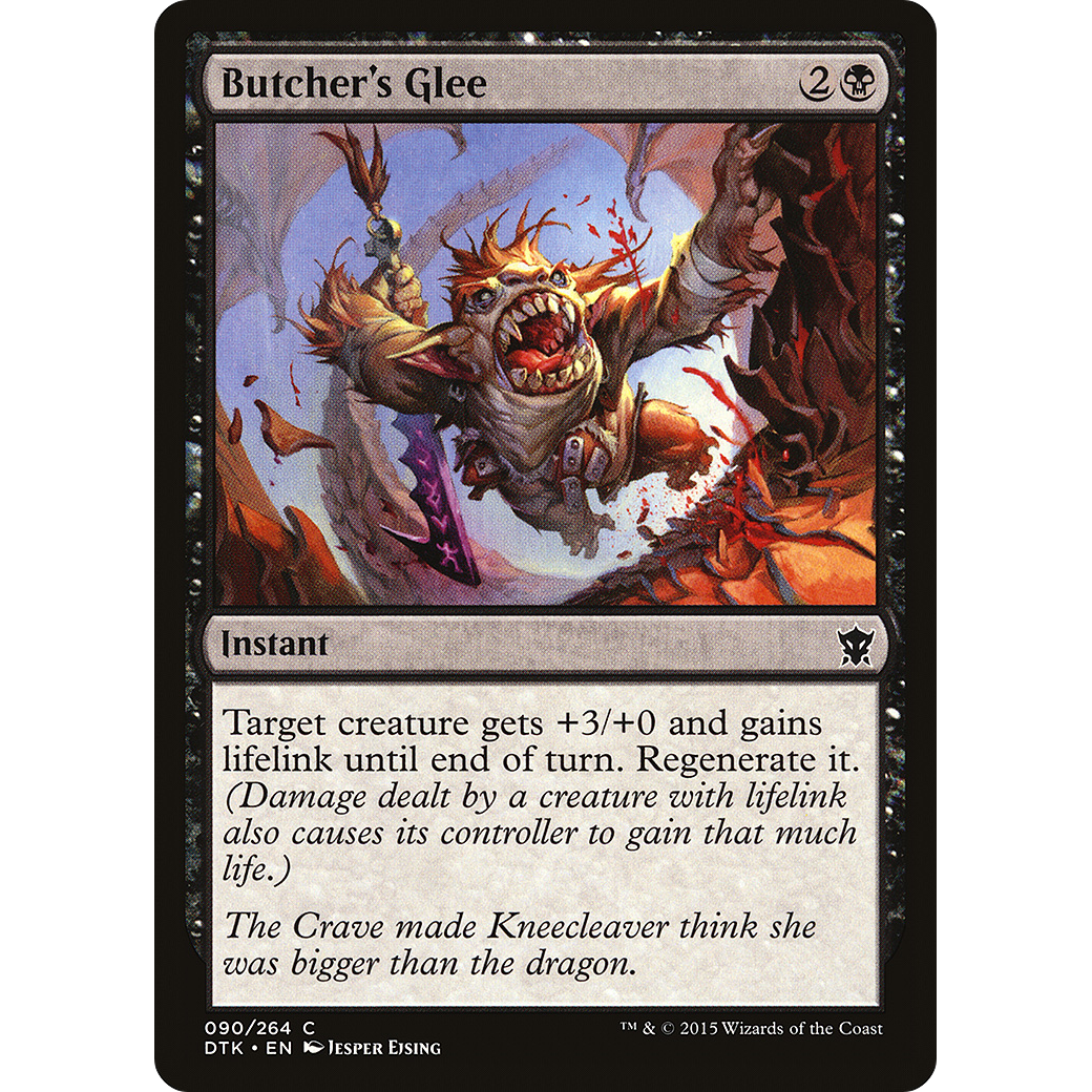 Butcher's Glee (DTK-090) - Dragons of Tarkir