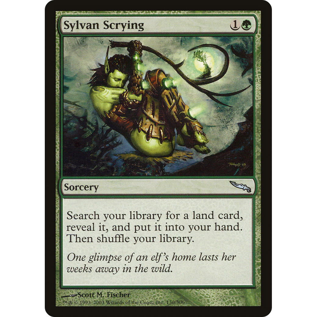 Sylvan Scrying (MRD-130) - Mirrodin Foil